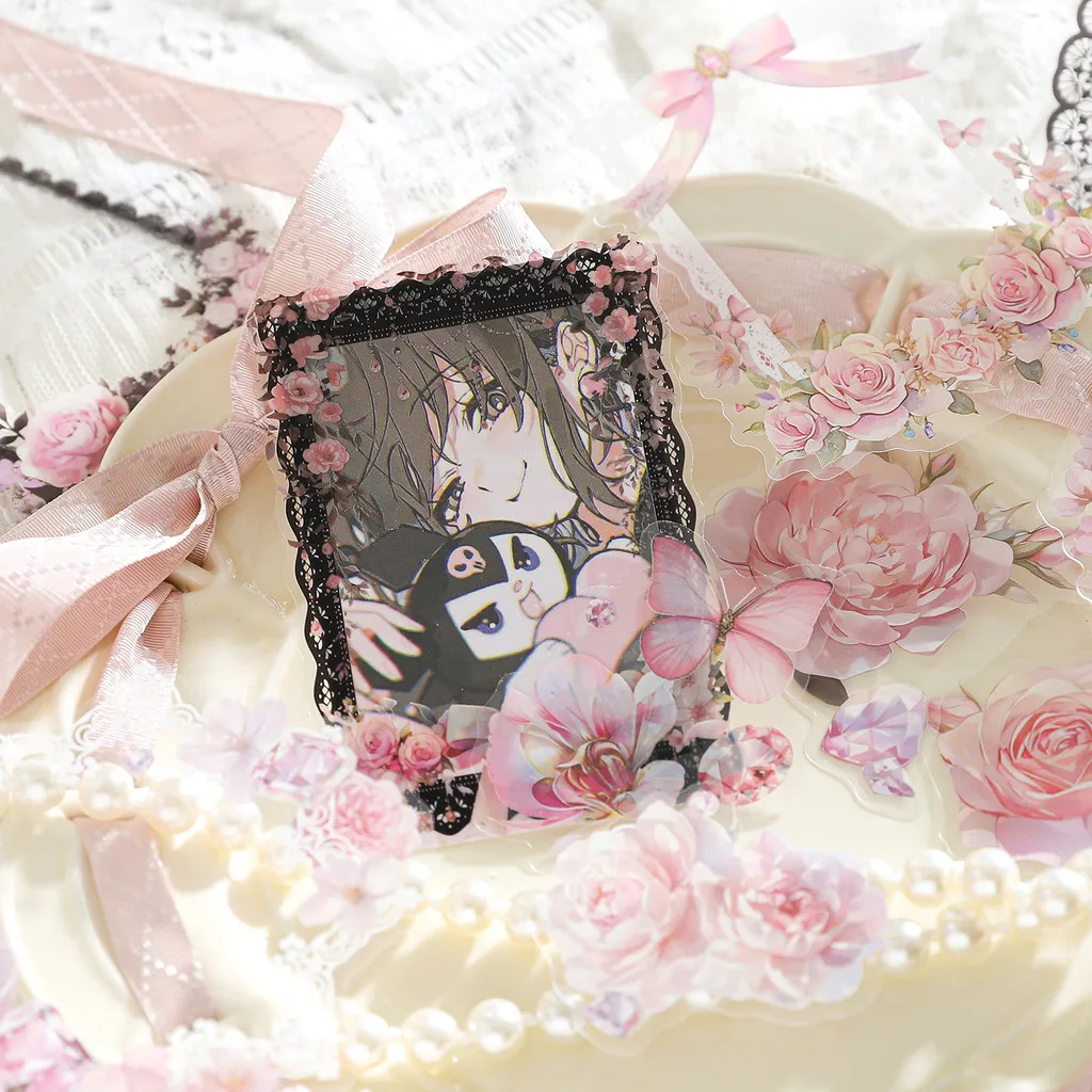 15 шт./упаковка кружевная наклейка-рамка