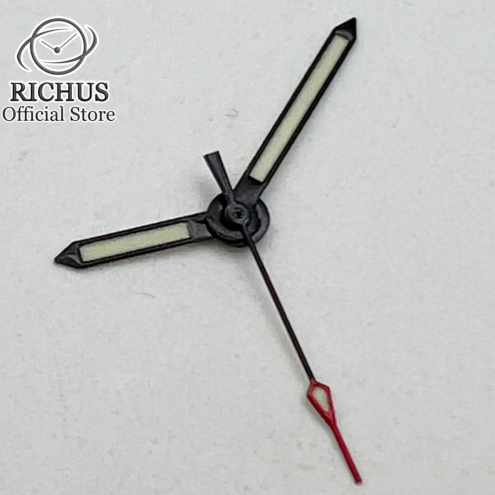 Зеленые светящиеся стрелки для часов NH35 NH36 NH35A NH36A автоматические