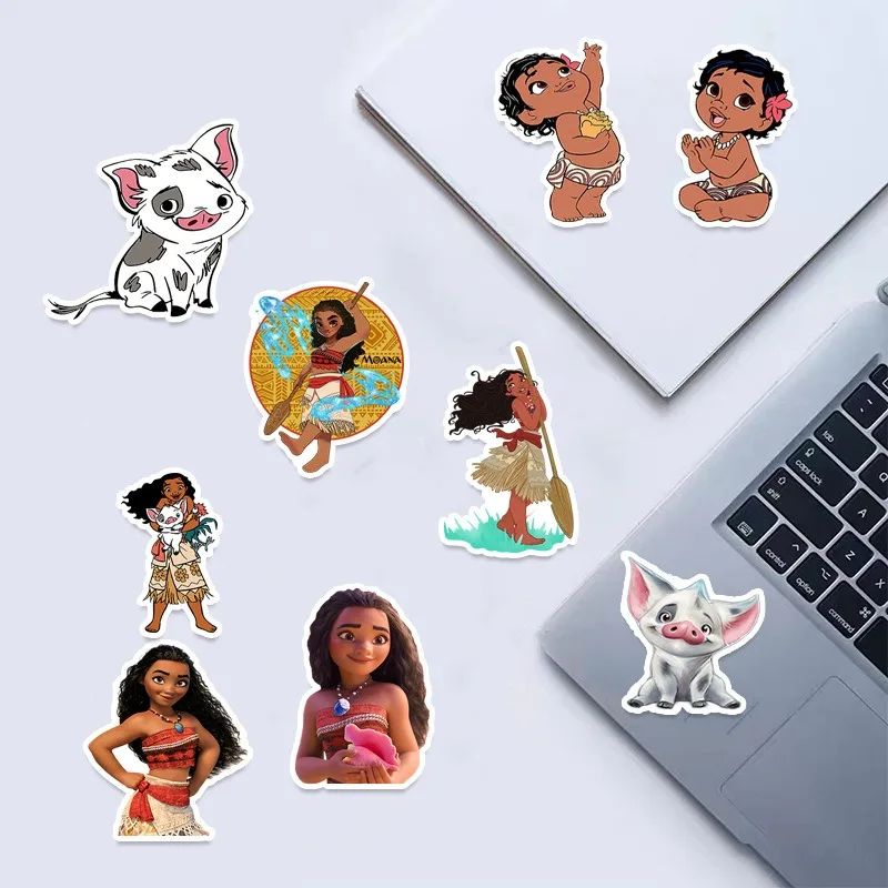 50 шт. Мультяшные наклейки в виде Моаны