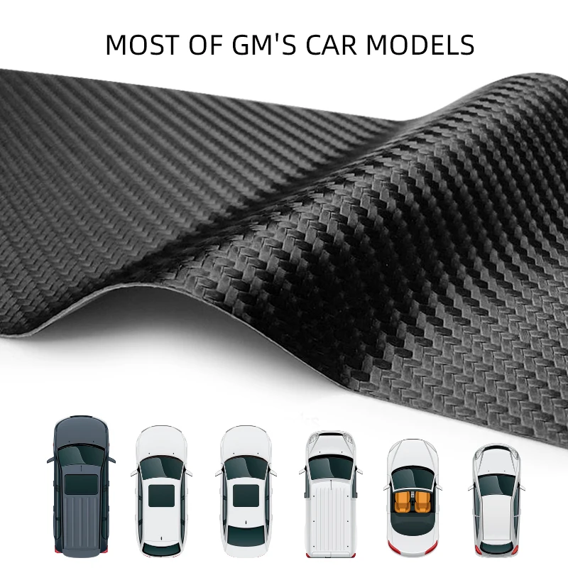 Полосы для порога двери автомобиля защитные кожаные наклейки из углеродного