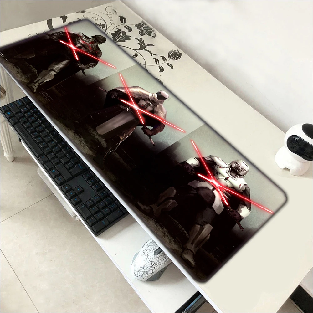 Большой игровой коврик для клавиатуры и мыши SOVAWIN 90x40 см компьютерный геймерский