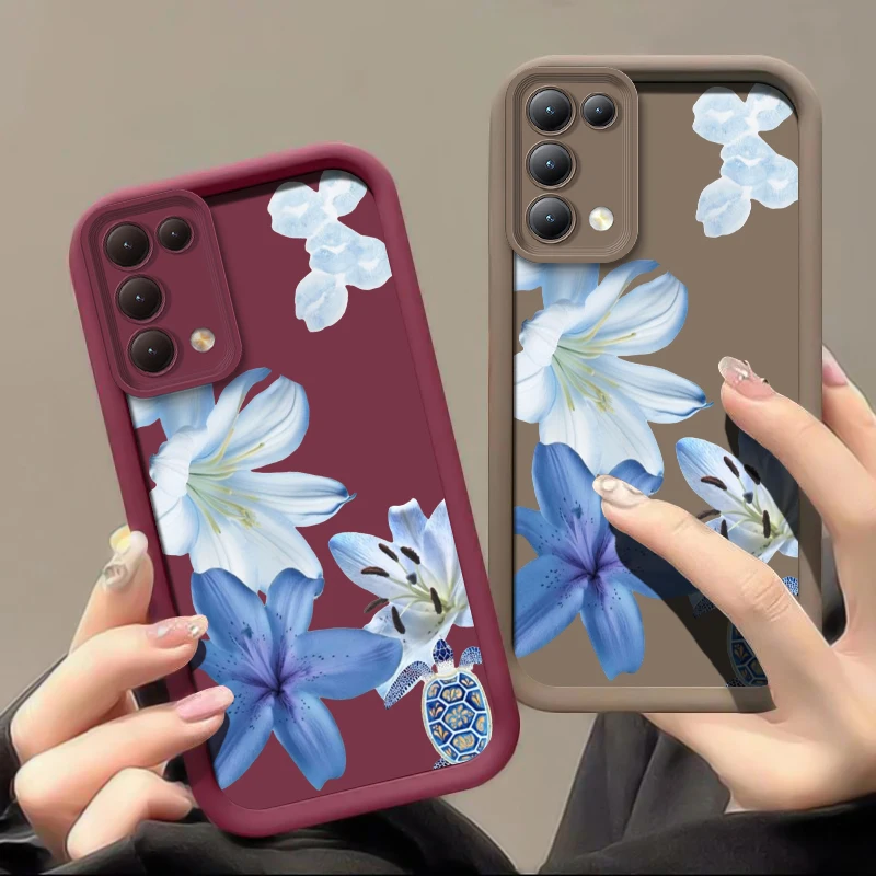 Фото Чехол для телефона с цветочным принтом для Xiaomi Redmi A7 Pro A5 4G Turbo 4 A3 Pro A2 Plus A1+, силиконовый противоударный мягкий чехол из ТПУ №2