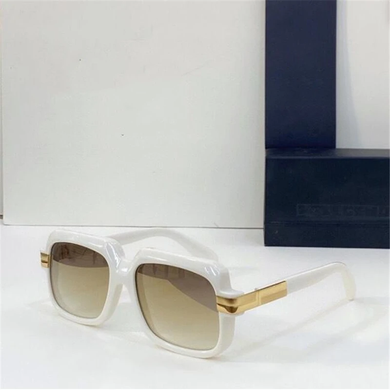 Woman with cream square glasses Fashion brand glasses hardcover box Male and female sunshade mirror outdoor