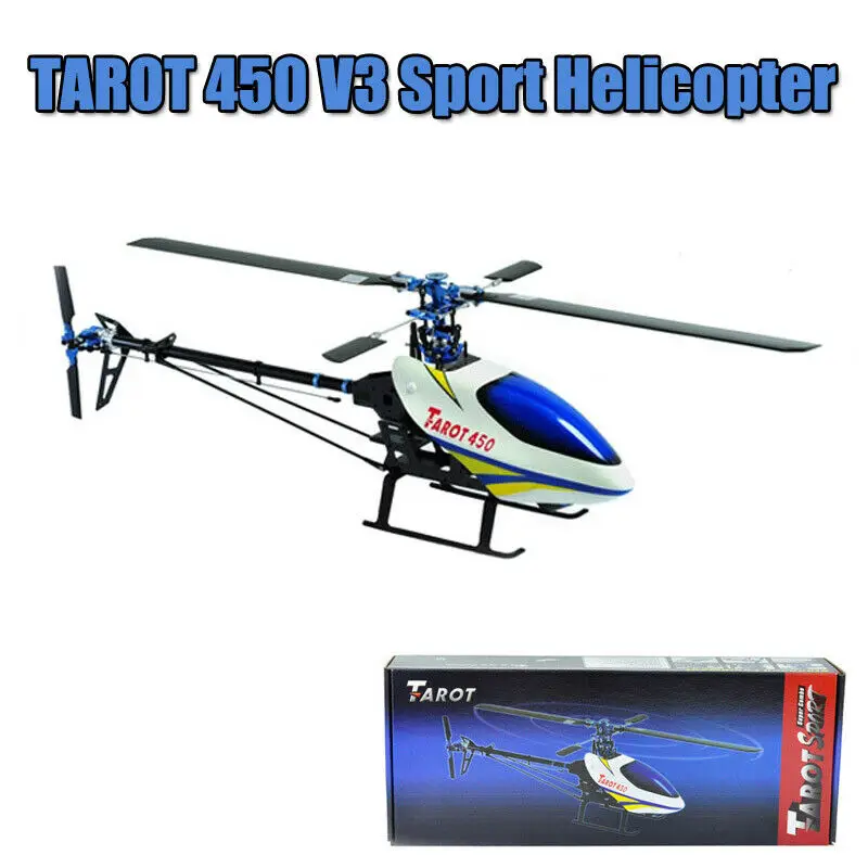 

Квадрокоптер Tarot 450 V3 Sport Flybar с головкой главного ротора и крутящим моментом 6CH 3D