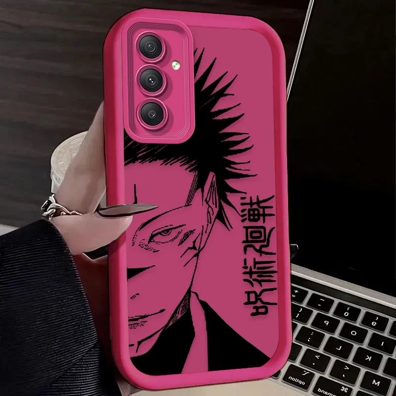 Крутой чехол Anime Gojo Ryomen для Samsung Galaxy A54 A05S A05 A34 A24 A14 A53 A33 A23 A13 A52 A52S A32 A22 A12 A71 A51 A31 Cover (art.: 3920d3a1027e3) - 3920d3a1027e3