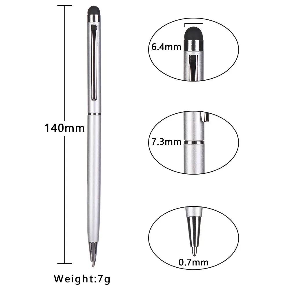 School Tool Mobile Phone Universal Mini Waterborne Pen Touchscreen pen Ballpoint Writing Supplies images - 6