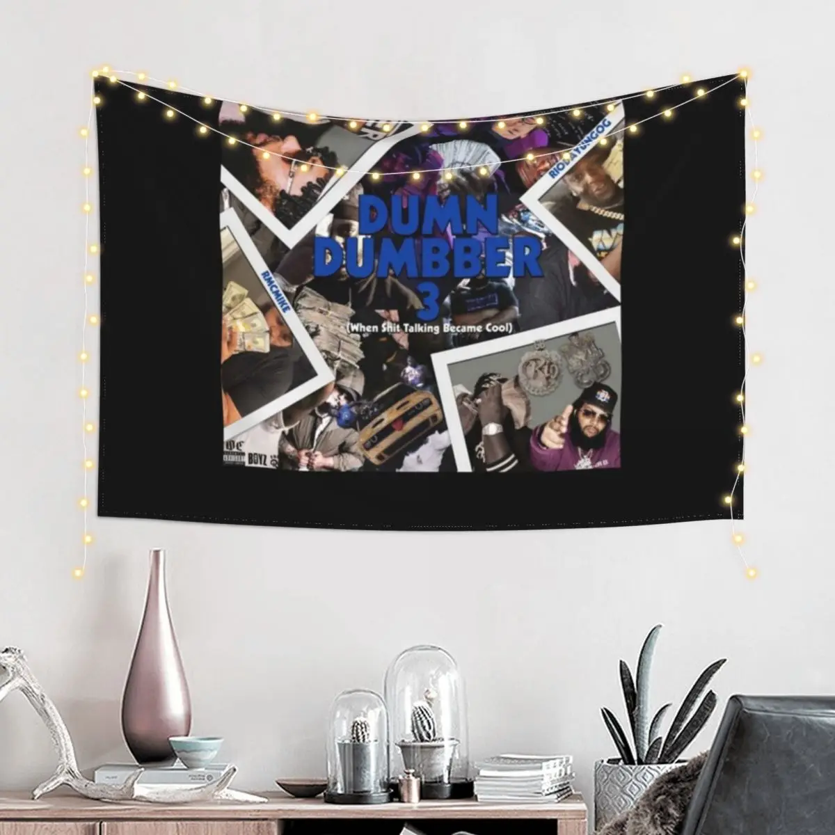 Rio Da Yung OG Dum N Dumbber 3 незаменимый гобелен украшения для комнаты украшение дома и