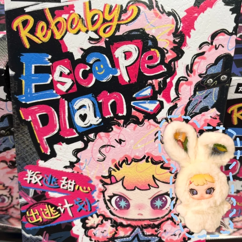 Фото Новая коллекционная виниловая фигурка-сюрприз Rebaby Sweetheart Escape Plan: милая кукла-подвеска, украшение для рабочего стола, подарок для девочек №1