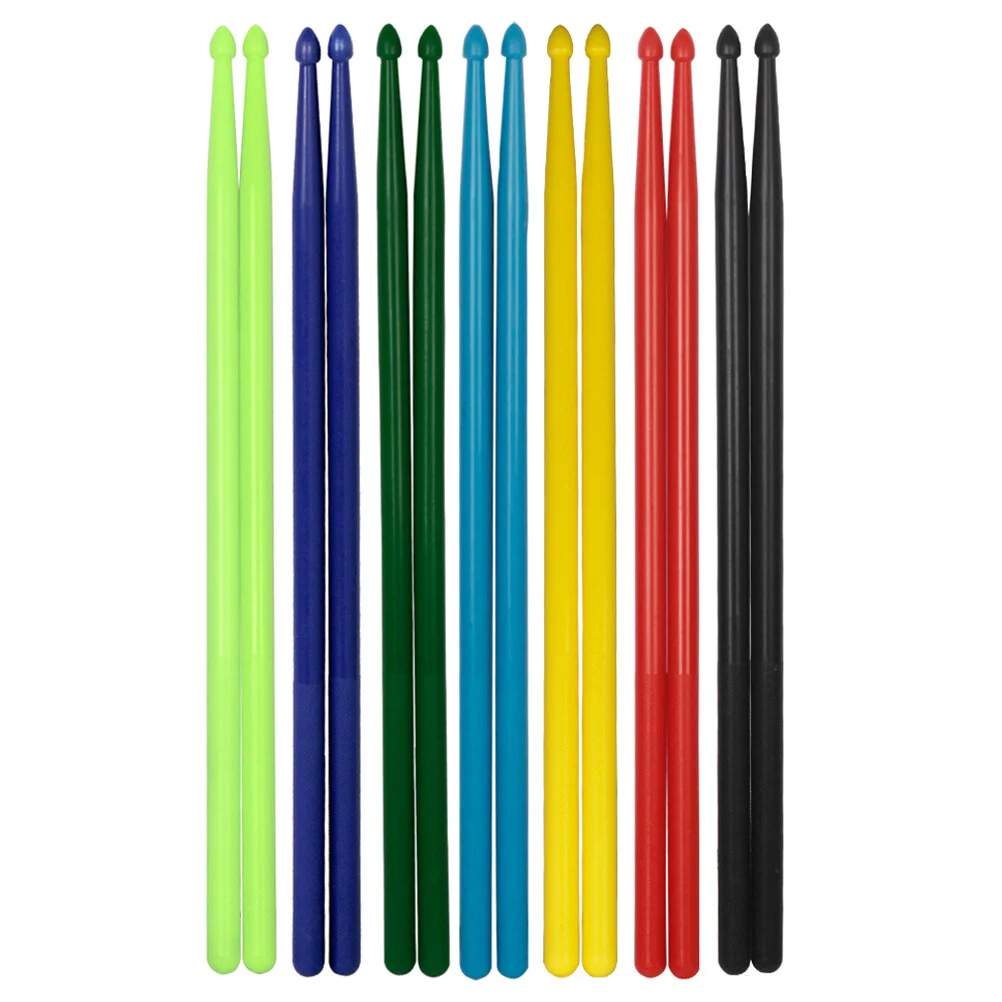 

7 Pairs Flute Storage Bag Flute Accessories Percussion Instrument Accessory Colorful Snare Hammer Nylon Rod Plastic