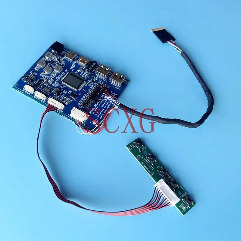 

For B173HW01 1920*1080 PCB 862 Controller Driver Board DIY Kit Laptop Screen 17.3" LVDS 40 Pin 2-USB TYPE-C Mini HDMI-Compatible