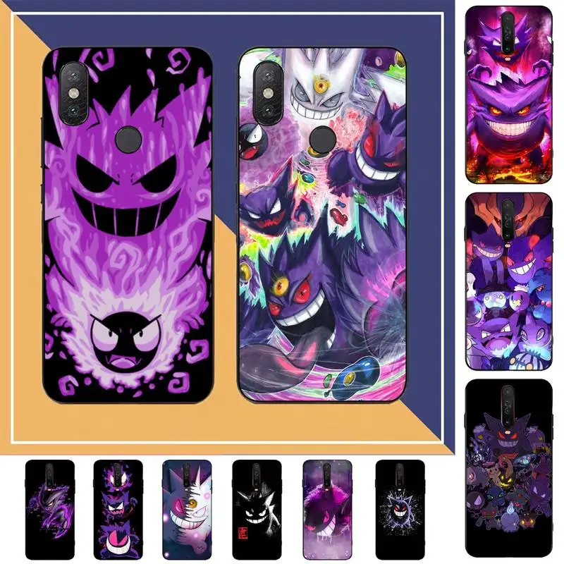 

Bandai Pokemon Cartoon Gengar Phone Case for Redmi Note 8 7 9 4 6 pro max T X 5A 3 10 lite pro