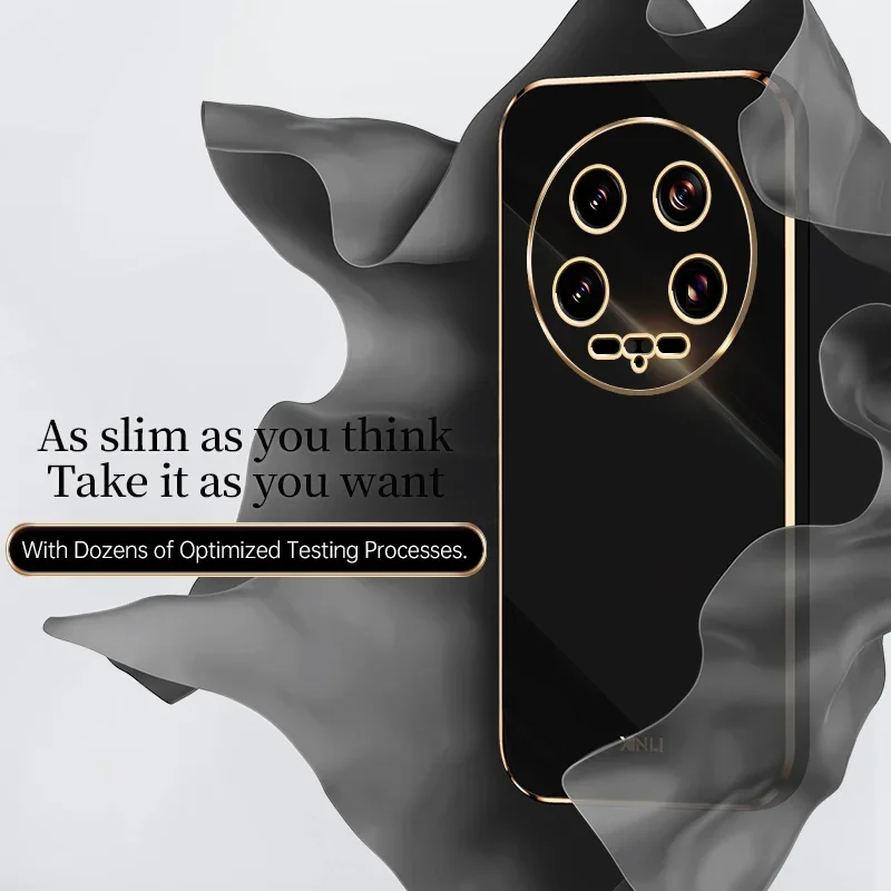 Роскошный чехол для телефона с квадратным покрытием Xiaomi 14 ultra xiomi 5G