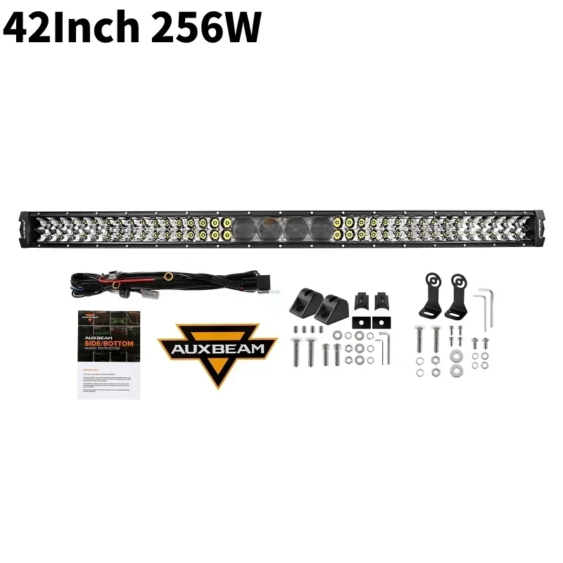 

Auxbeam 12/22/32/42-дюймовая двухрядная светодиодная панель с комплектом жгутов для грузовиков-пикапов Offroad 5D Pro Series