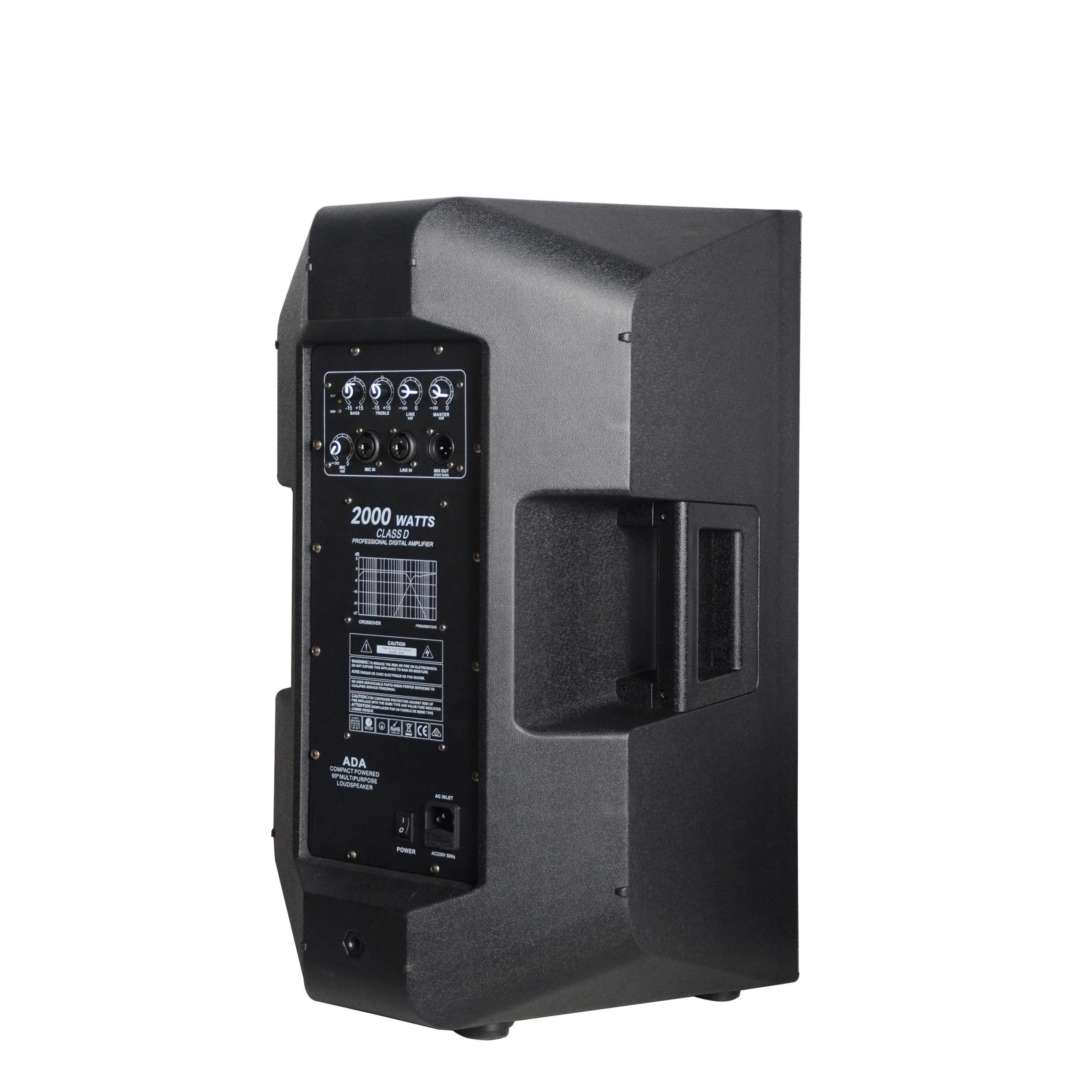 Профессиональная звуковая 15-дюймовая мощная акустическая система высокой