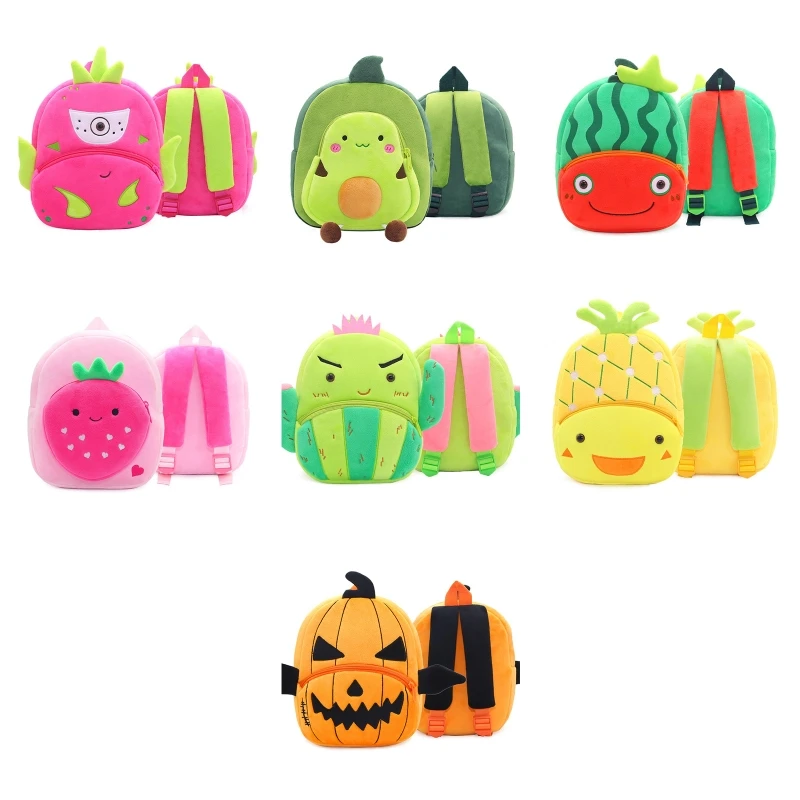 

Toddler Backpack for Baby Girl Boy Kids Plush Cartoon Travel School Bag