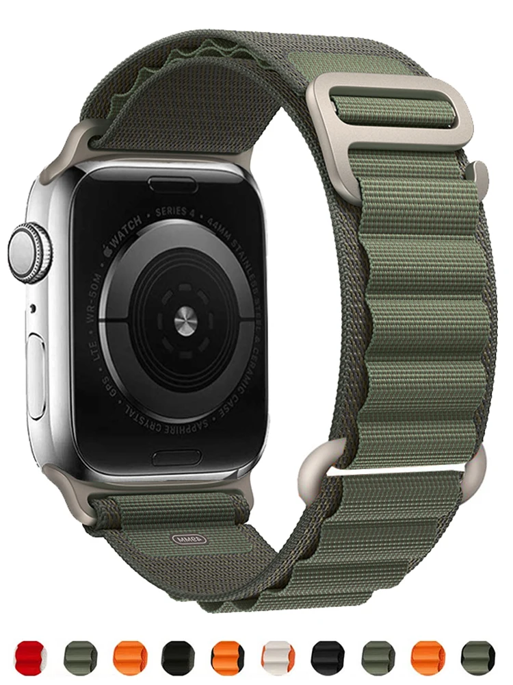 Alpine Loop Strap for Apple watch Band 44mm 49mm Ultra 2 45mm 38mm 40mm 41mm 42mm bracelet correa iWatch series 9 7 6 8 5 3 se