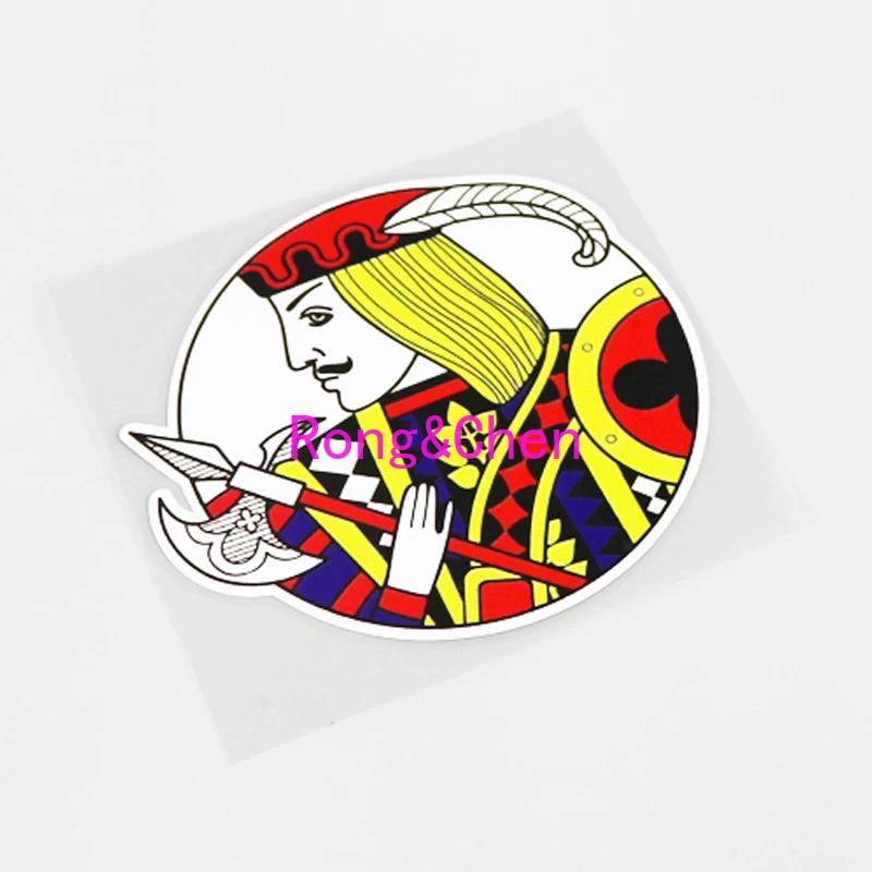 

Rongchen Trading Car Sticker Funny Personality Cartoon Fun Poker Graphical Sticker Decal Decoration PVC Best Selling Boutique