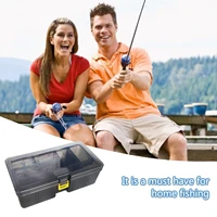 fishing tool box double layer portable accessories storage box fishing accessories accessory carp equipment