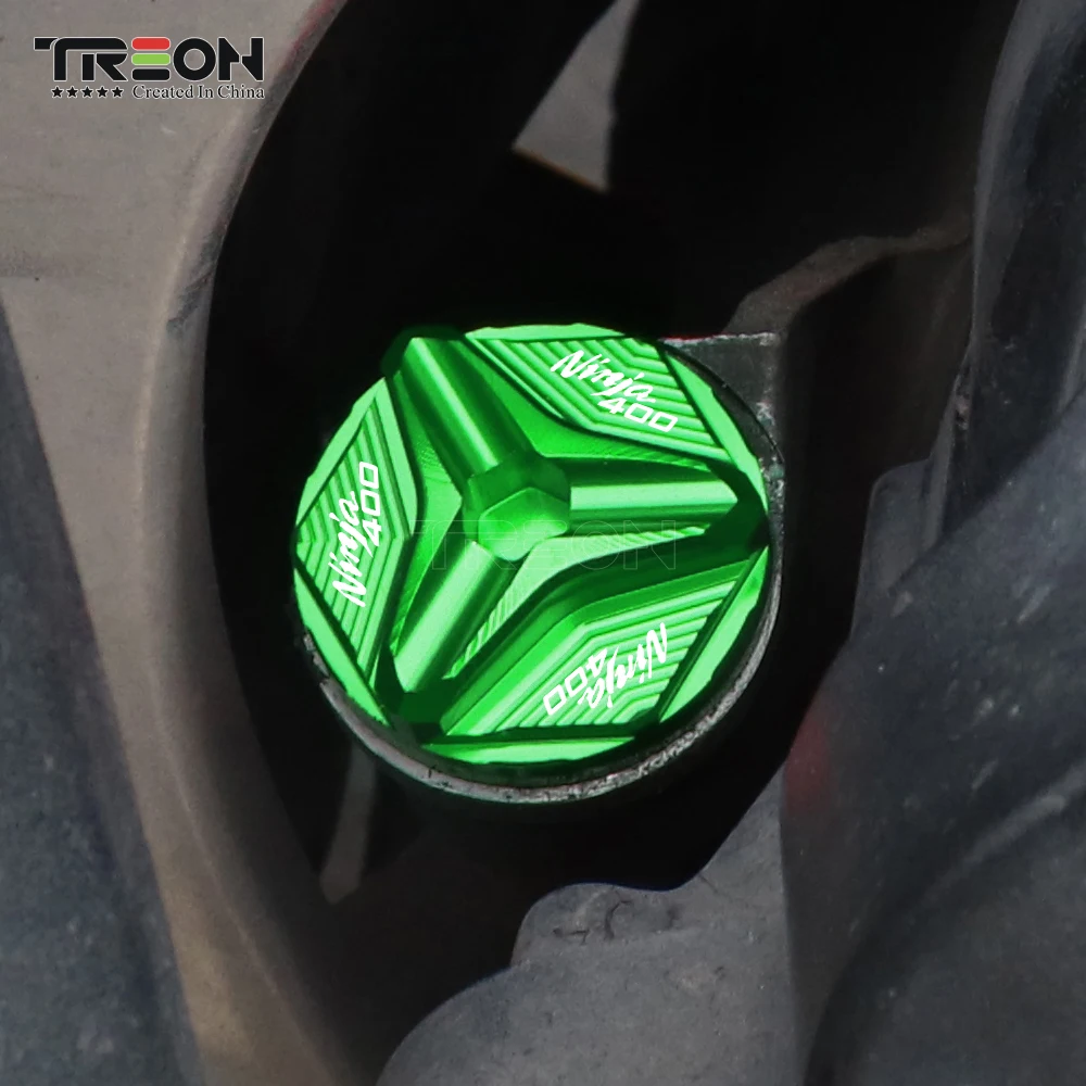 

Motorcycle Oil Filler Cap Plug Cover For KAWASAKI NINJA 400 Ninja400 2018 2019 Engine Oil Cap Bolt Fuel Filler Cap