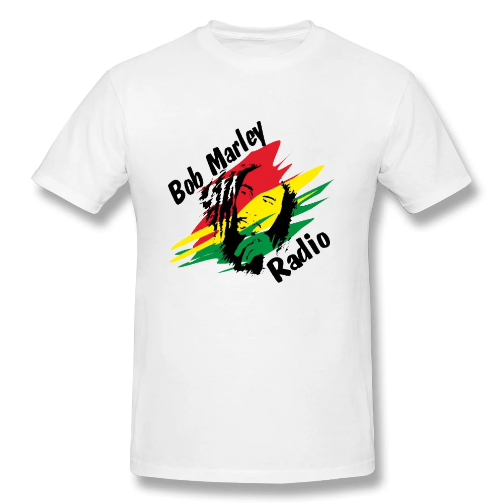 

CLOOCL 100% Cotton T-Shirt Famous Star Singer Bob Marley Print T-shirt Men Tees Leisure Harajuku Style Unisex Tops Drop Shipping