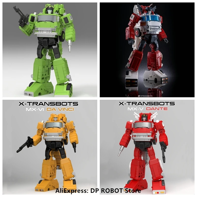 

NEW IN STOCK X-Transbots Transformation MX-5 Inferno Dante MX-6 Grapple DA VINCI MX-35 MX-7 Action Figure With Box