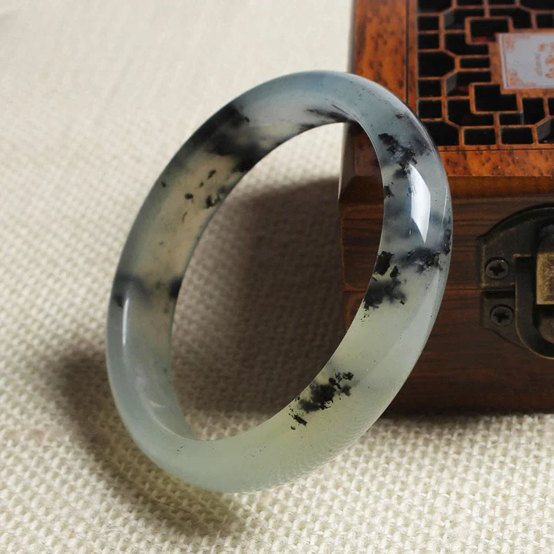 Браслет Xiuyu Piao с черными цветами браслет круглыми ПИАО Нефритовый в литературном