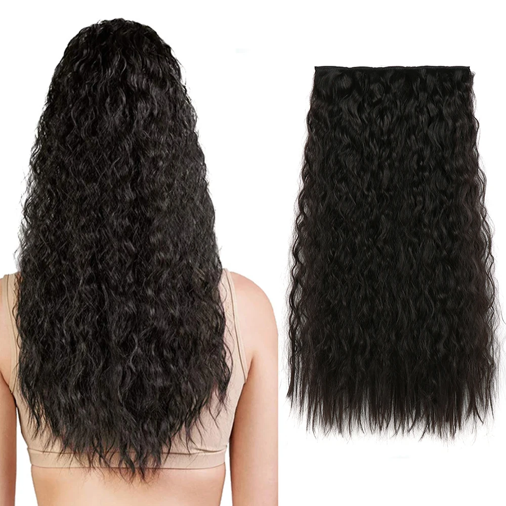 Синтетические накладные волосы Hairstar 22 дюйма удлинители волнистых волос цельный
