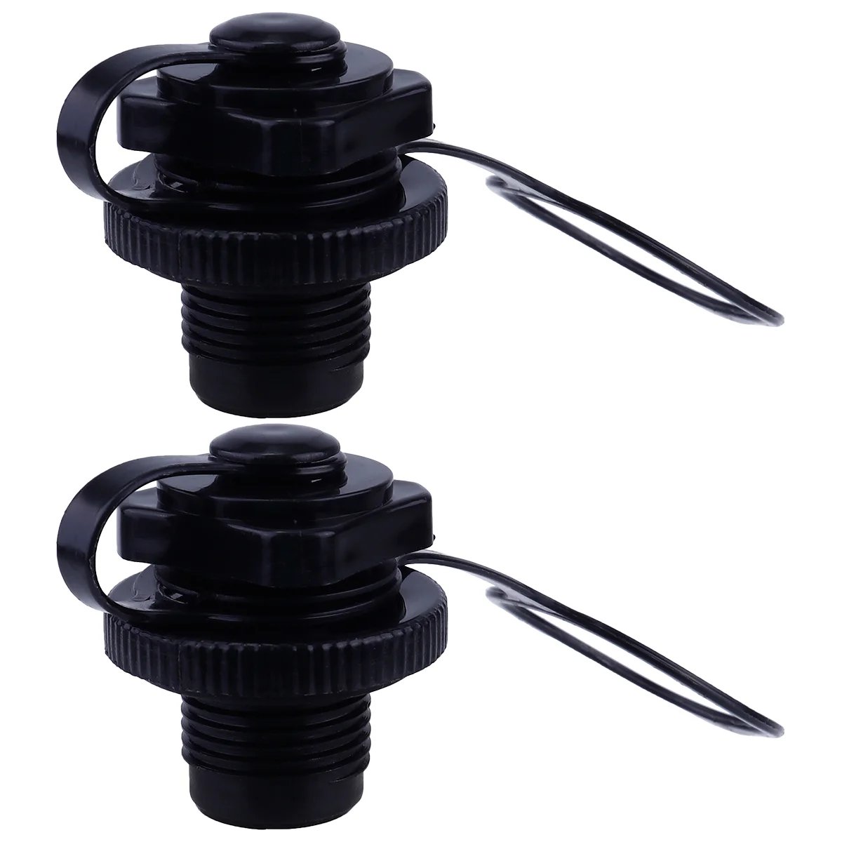 

2 PCS Inflatable Boat Valve Couple Gift Secure Seal Cap Air Bed Valve Cap Screw Plugs Replacement Boston Gifts