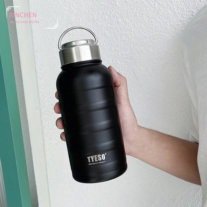 

Fashion 1000ml/750ml Sport Thermos Mug Double Stainless Steel Vacuum Flask Leak-Proof Large Capacity Insulated Bottle Tumbler