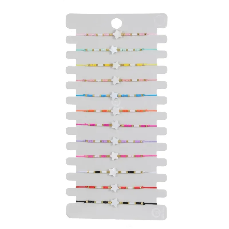 12 шт. богемные Многослойные Акриловые искусственные элементы новый регулируемый