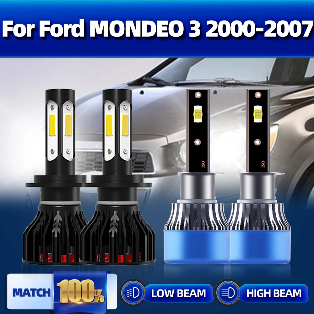 

Canbus Led Headlight Bulbs 40000LM 240W Car Lights 12V 6000K Plug&Play For Ford MONDEO 3 2000 2001 2002 2003 2004 2005 2006 2007