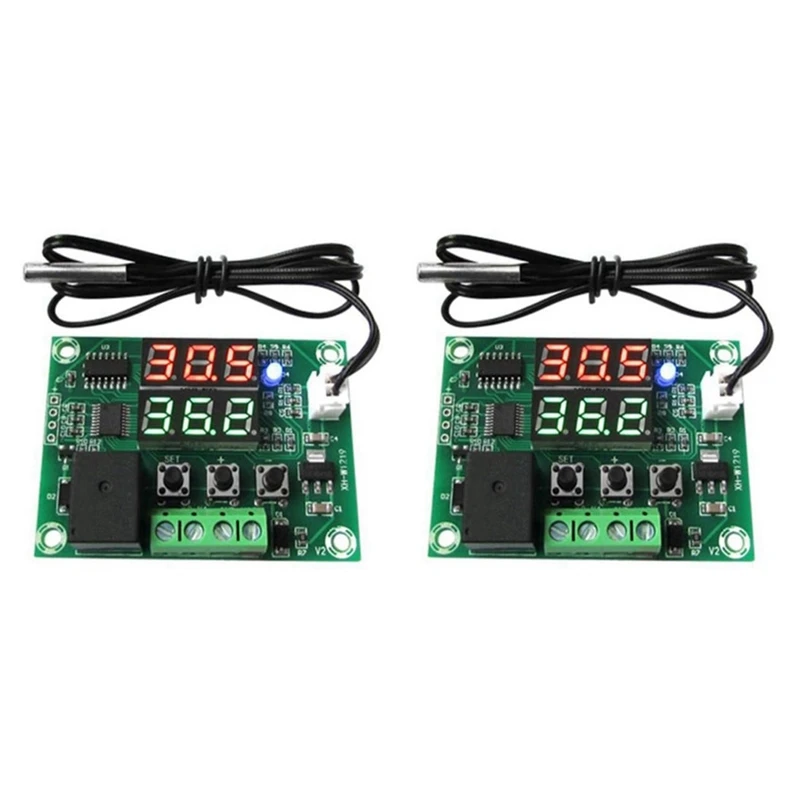 

2X DC12V XH-W1219 High Quality NTC Sensor Switch Regulator Sensor Module Temperature Controller Thermostat