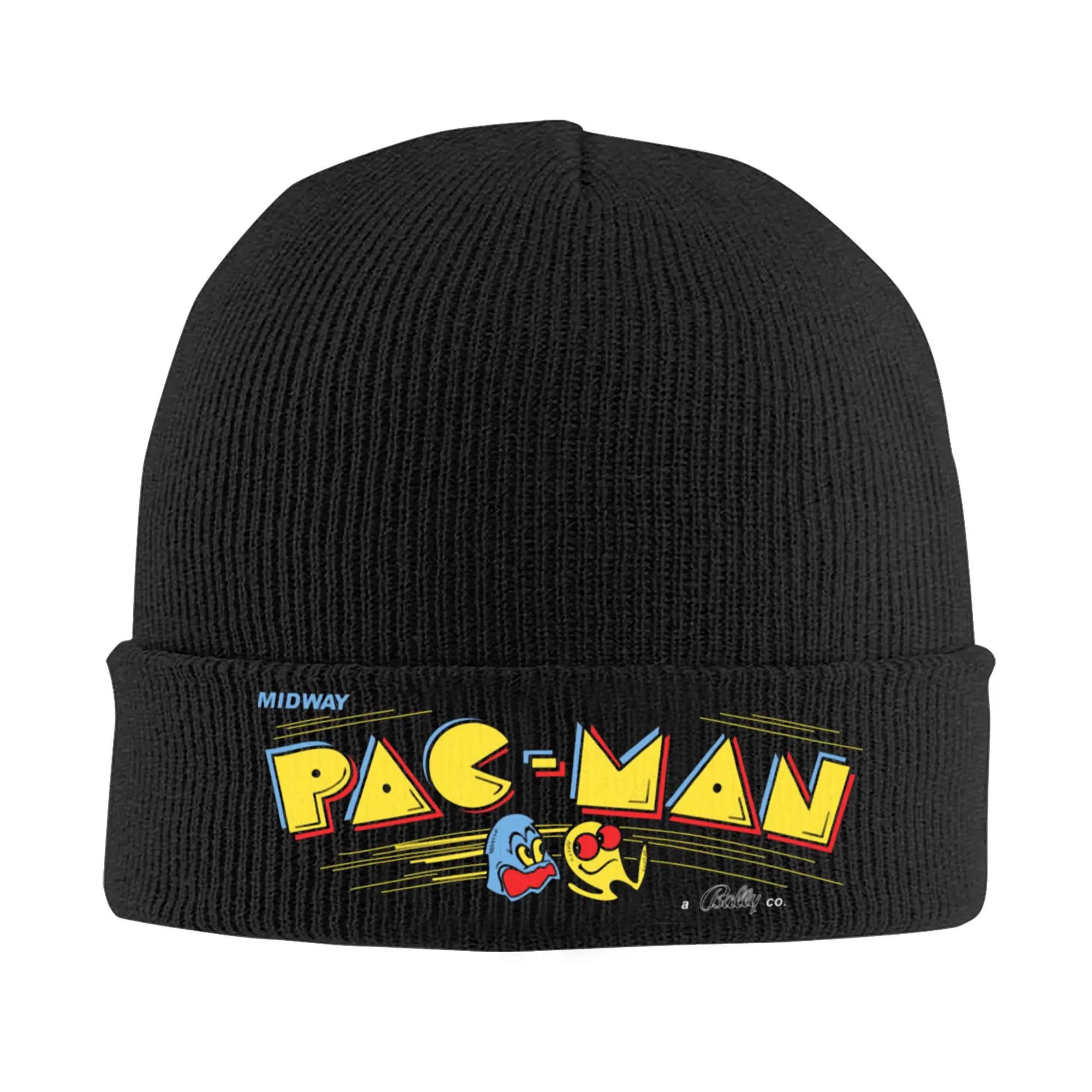 Вязаные шапки The Little Monster Eat Beans женская мужская шапка зимняя акриловая Ретро Кепка