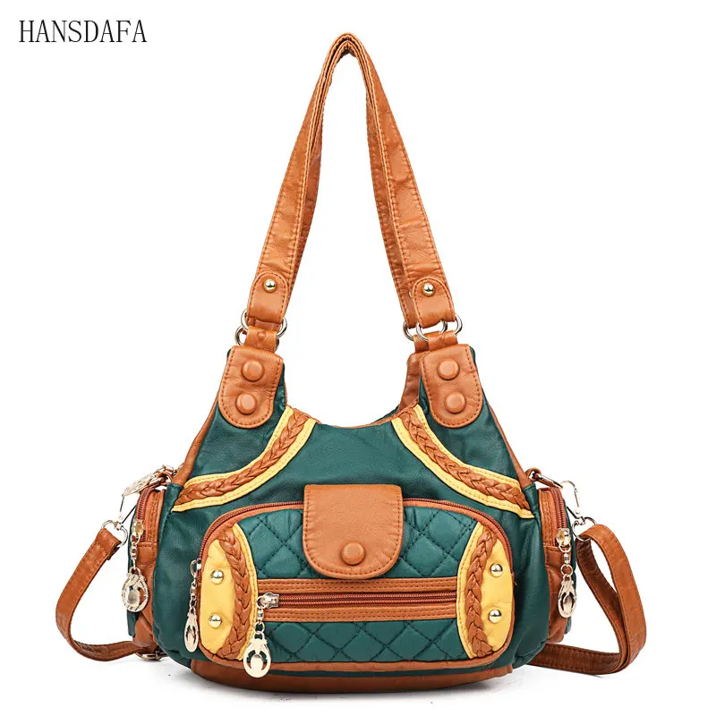 

Women Handbags High Quality Soft PU Leather Women's Bag Designer Women Shoulder Tote Bag New Fashion Luxury Female Messenger Bag