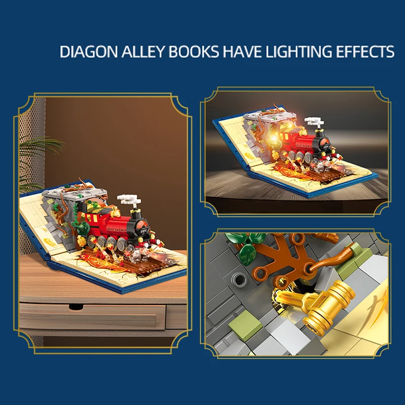 889 шт. Детский конструктор Гарри Поттер