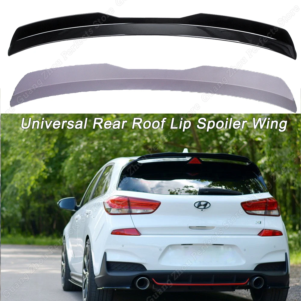

Universal Rear Roof Lip Spoiler Wing ABS Decoration Strips Glossy Black & Matte Black Fit Hatchback Car New