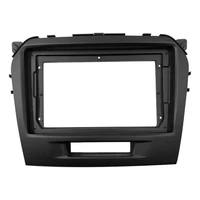 wqlsk 2din 9 inch car radio installation dvd gps mp5 plastic fascia panel frame for suzuki vitara 2016 2017 dash mount kit