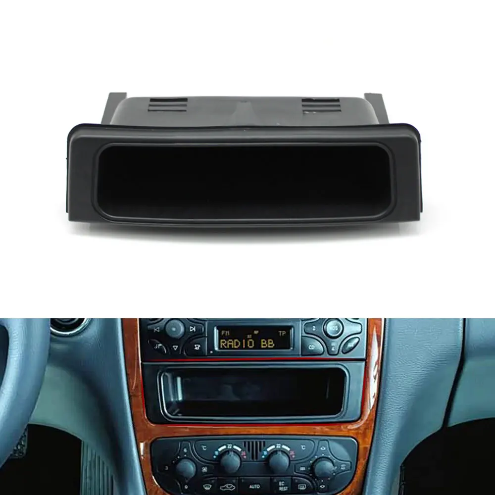 

Автомобильная передняя центральная консоль, радио, черный лоток для хранения для Mercedes Benz C CLK Vito G Class W203 W209 W639 W463 2036830291