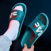 2022 summer slippers mens outer wear fashion casual shoes comfortable thick soled slippers beach flip flops zapatillas hombre