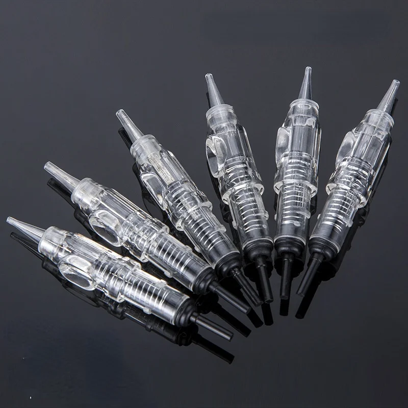 

50/100pcs Disposable Eyebrow Tattoo Needles 1R 3R 5R 5F 7F Sterilized Microblading Permanent Makeup Cartridge Needles