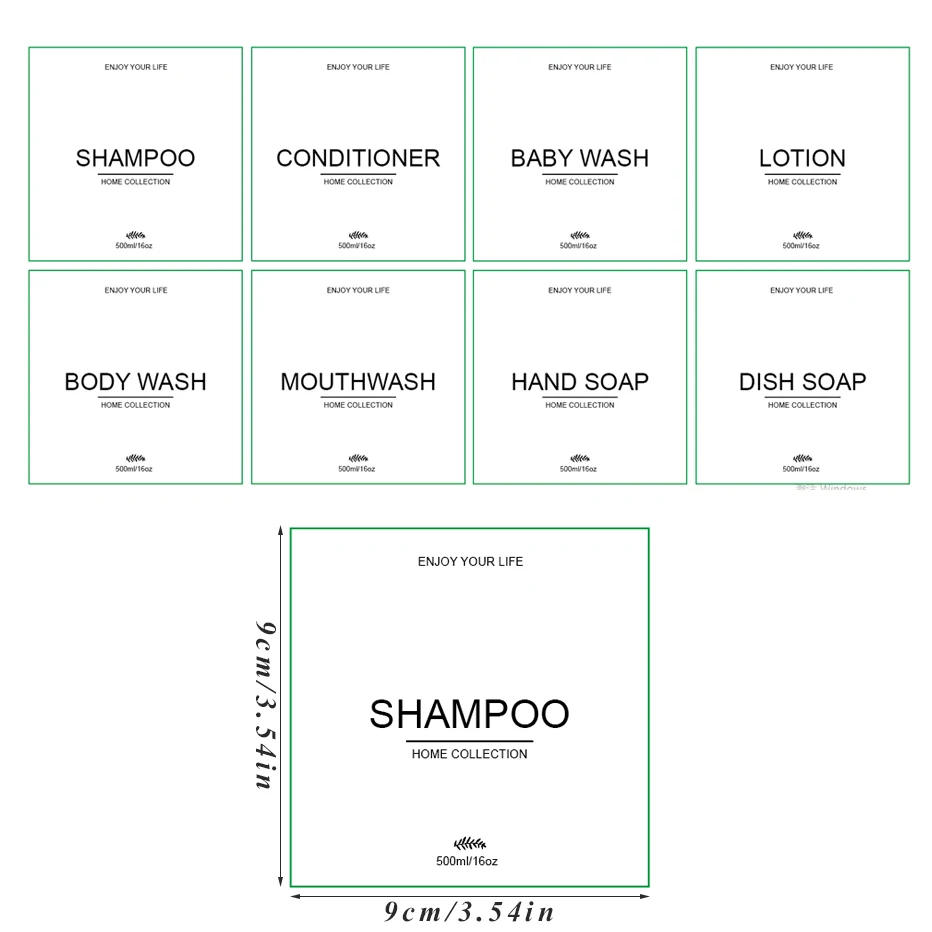 

Многоразовый дозатор для мыла и шампуня Conationer 250/350/500 мл