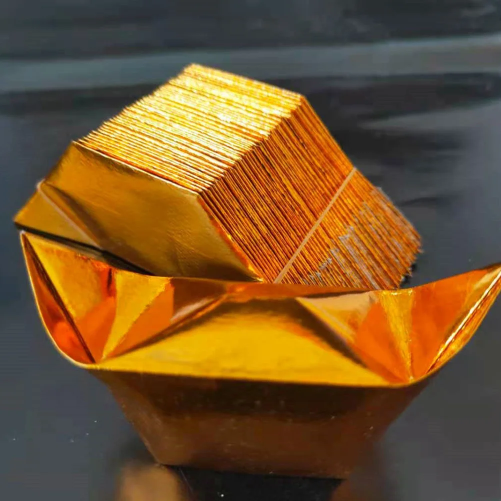 Полная коробка слитков бумаги полуфабрикат золотых и серебряных благоприятные