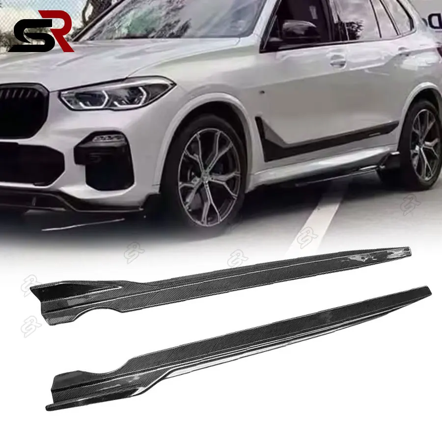 Для BMW X6 G06 X6M F96 передний бампер автомобиля из углеродного волокна сплиттер