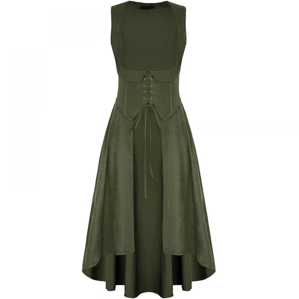 Женский костюм эпохи Возрождения под грудью пиратское крестьянское высокое