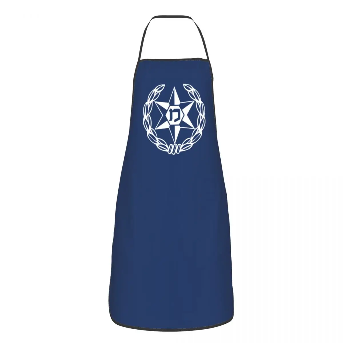 

Unisex Flag Of Israel Police Bib Apron Adult Women Men Chef Tablier Cuisine for Kitchen Cooking Painting