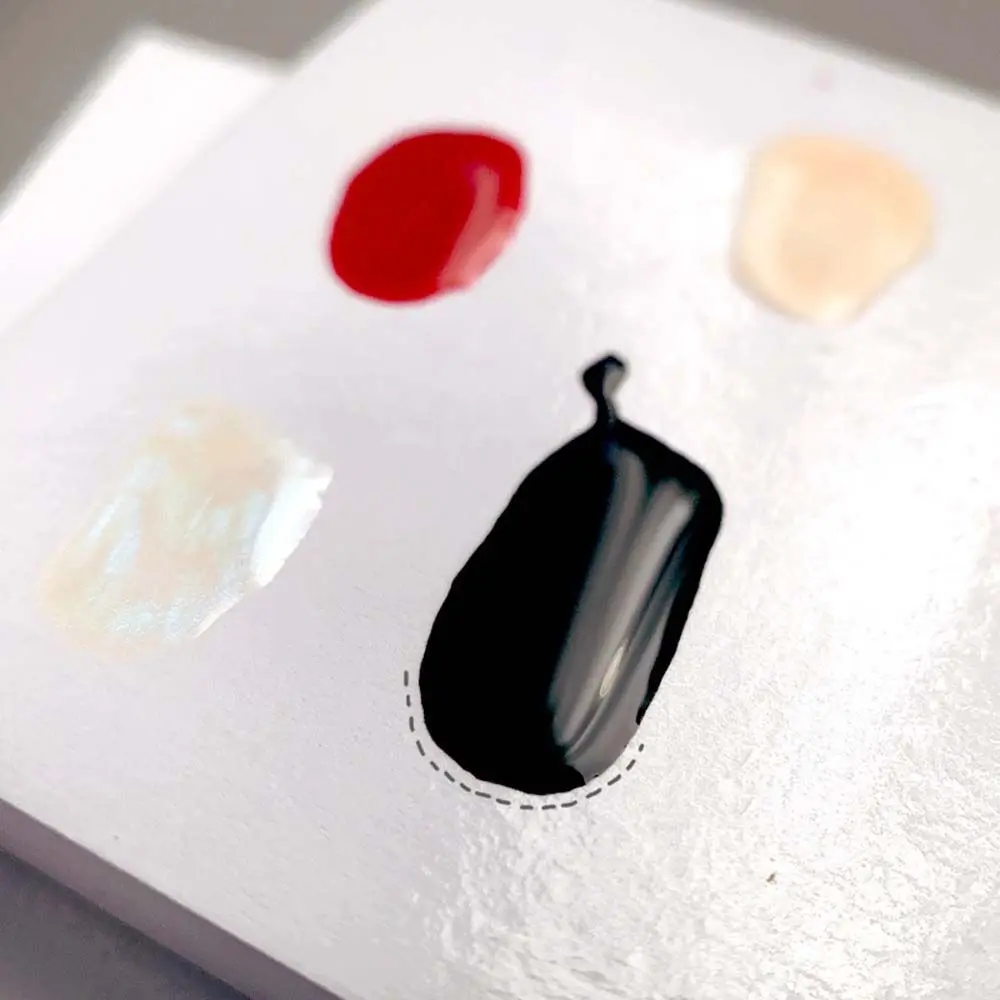 Одноразовая клейкая бумага для ногтей цветная палитра дизайна полка смешивания