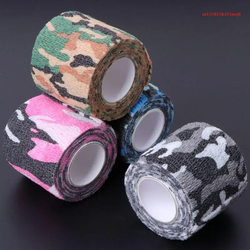 

1PC Disposable Adhesive Tattoo Machine Tape Wrap Self-Adhesive Bandage Rolls Elastic Handle Grip Wrap for Women Drop Shipping
