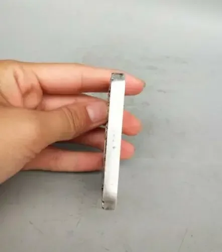 Старый китайский тибетский серебряный двусторонний кулон-амулет ручной работы