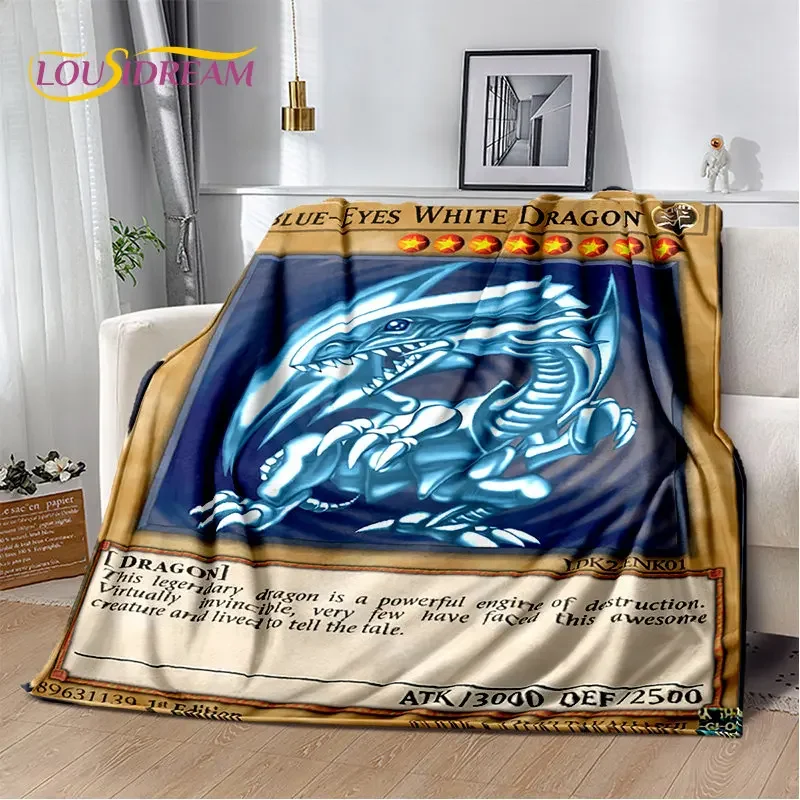 Одеяло Yu-Gi-Oh с рисунком монстра фланелевое одеяло для гостиной спальни кровати