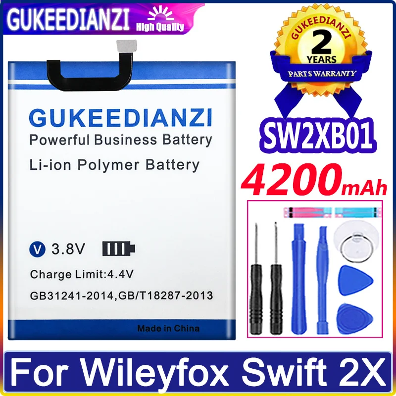 Аккумулятор GUKEEDIANZI SW2XB01 SWB0115 SWB0116 для Wileyfox Swift 2X 2 /2 Plus запасные батареи - купить по